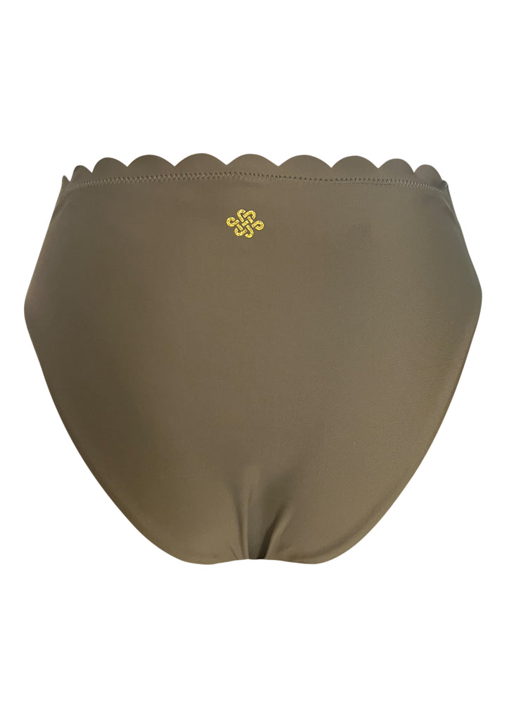 Venus Dark Olive Mid Rise Bottom