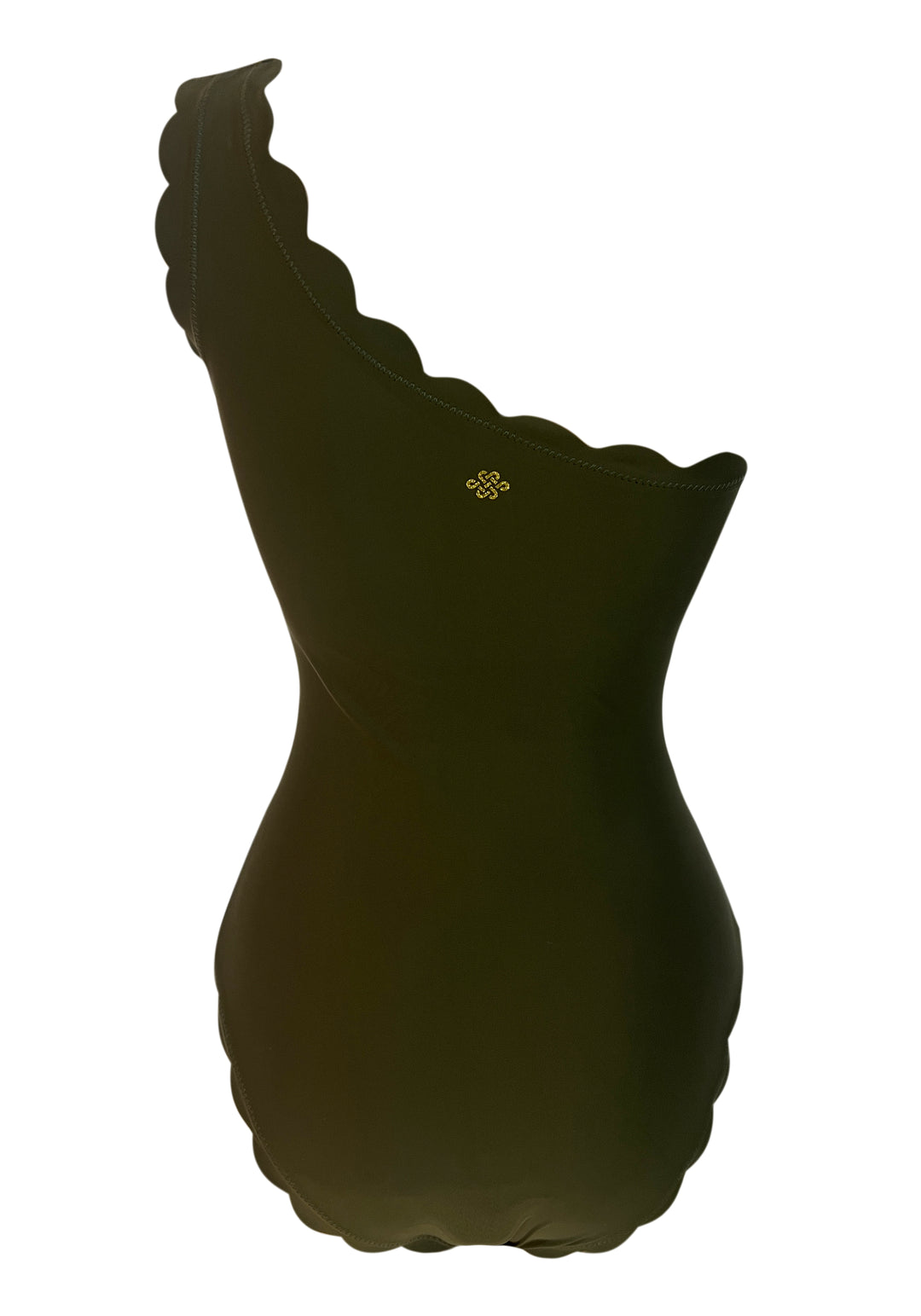 Venus Dark Olive Over One Shoulder Onepiece