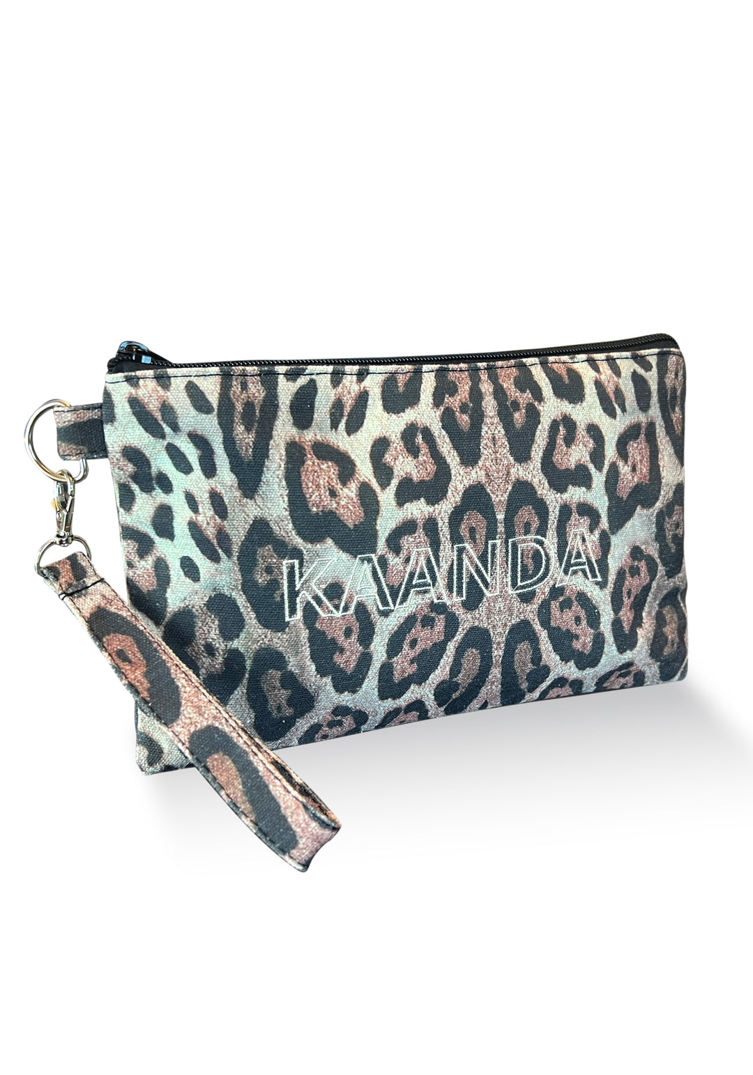 Cheetah Canvas Pouch Bag - Resort Collection