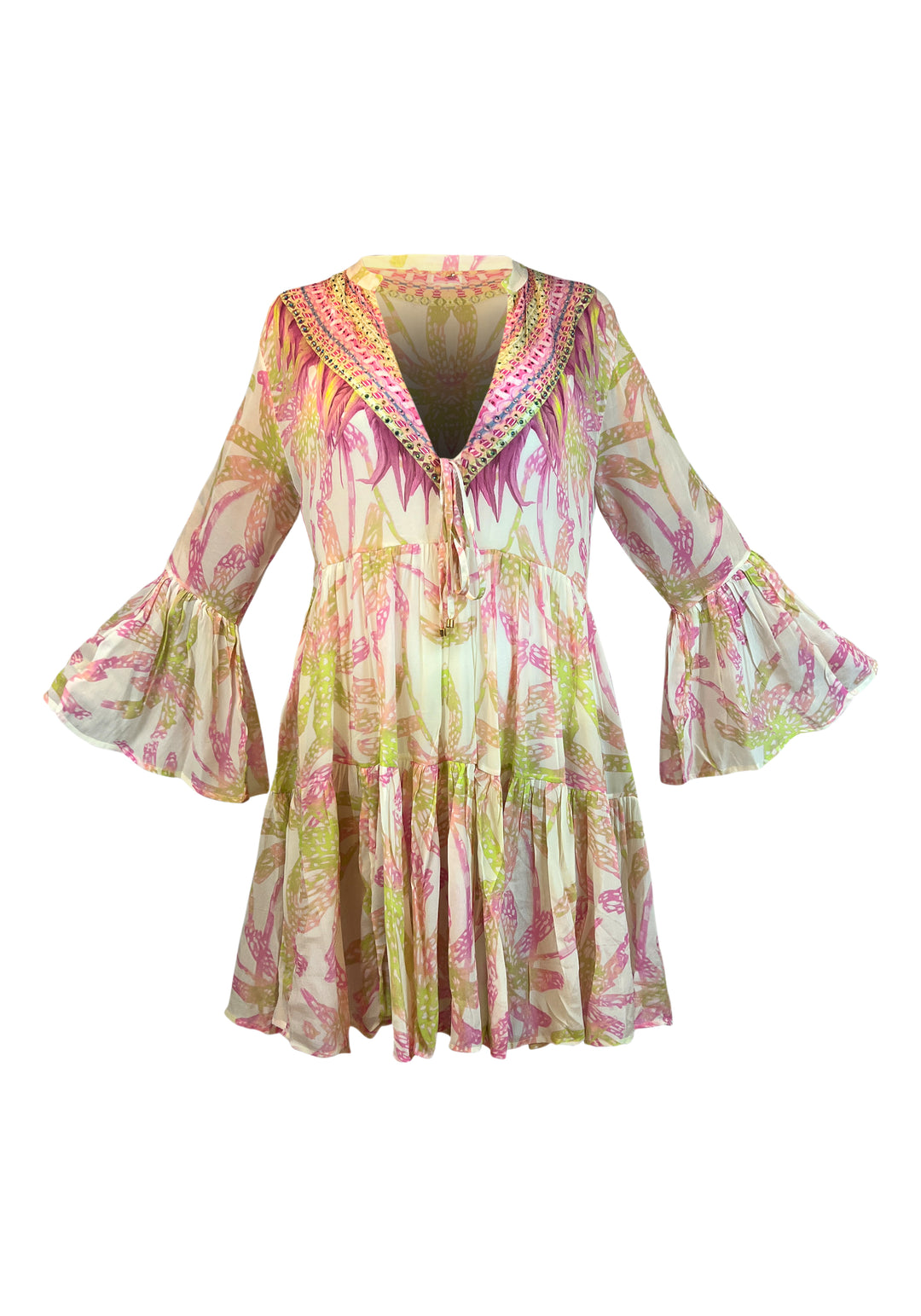 Palms Bonita Short Dress-Resort Collection