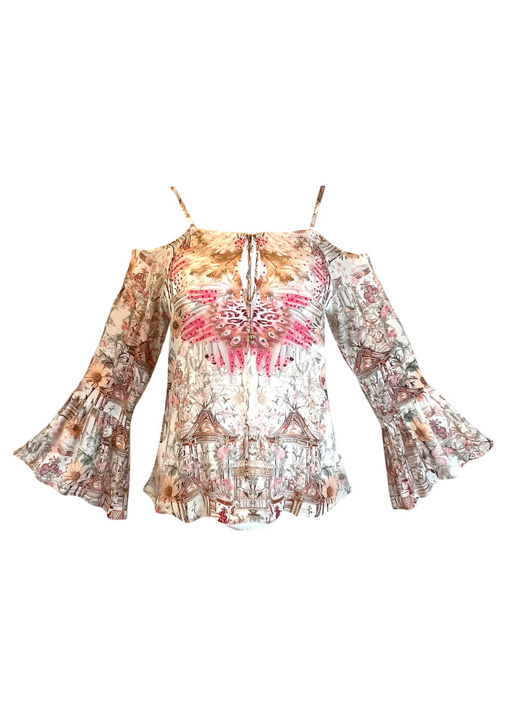 Pavilion Felicia Drop Shoulder Long  Sleeves Top-Resort Collection