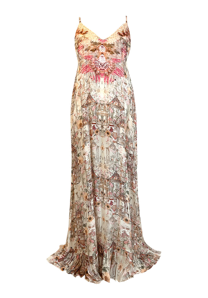 Pavilion Spaghetti Dress-Resort Collection