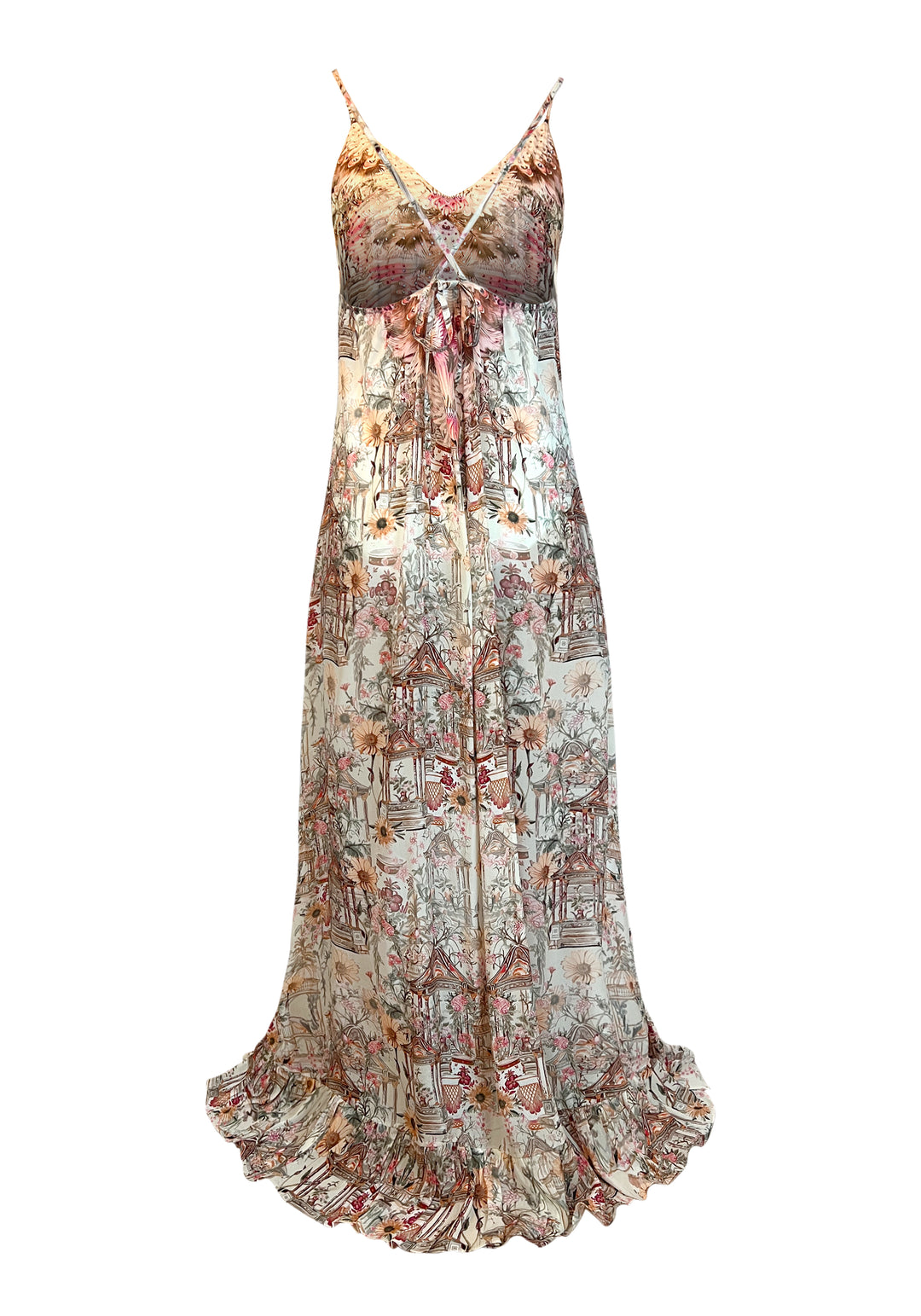 Pavilion Spaghetti Dress-Resort Collection