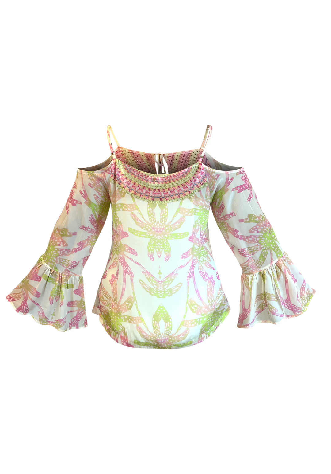 Palms Felicia Drop Shoulder Long  Sleeves Top-Resort Collection