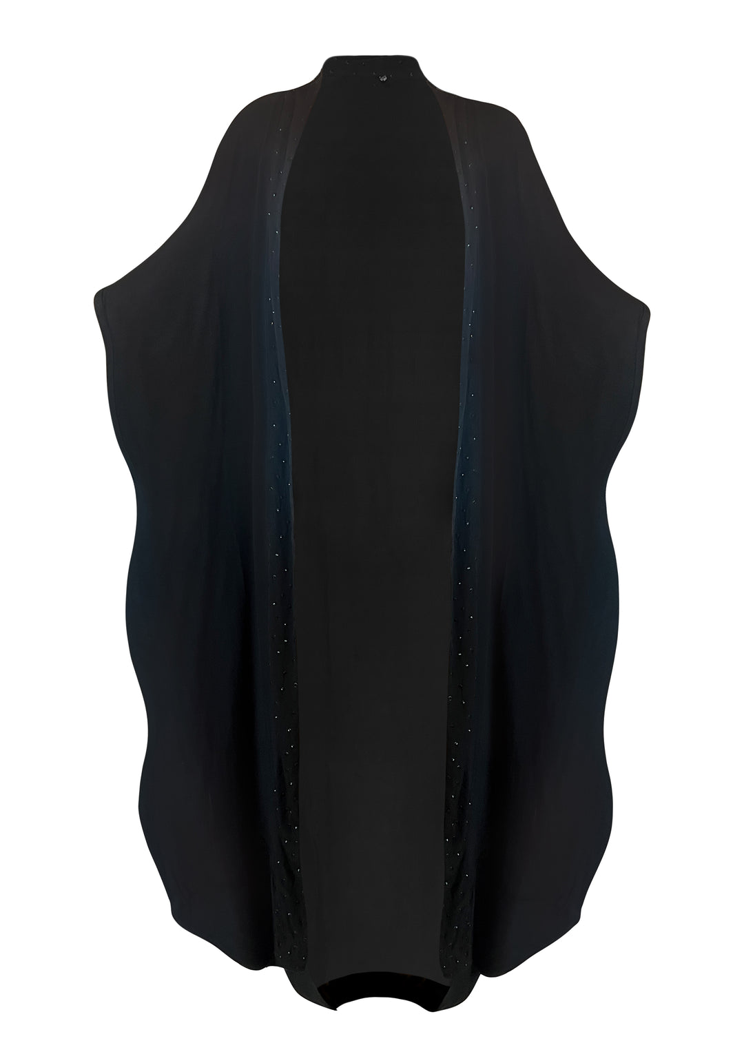 Black Balloon Kimono Ankle Length- Resort Collection