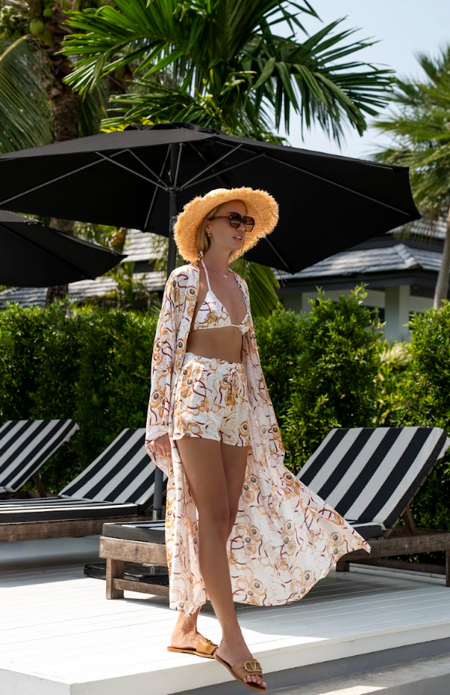 Goldie Maxi Kimono - Resort Collection