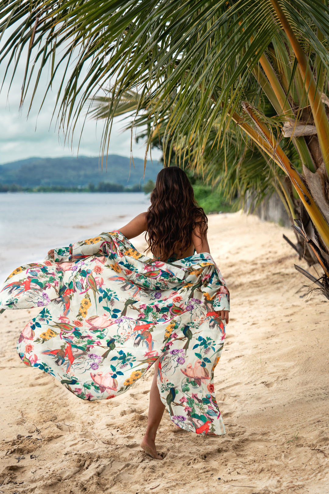 Hummingbird Shirt Dress - Resort Collection