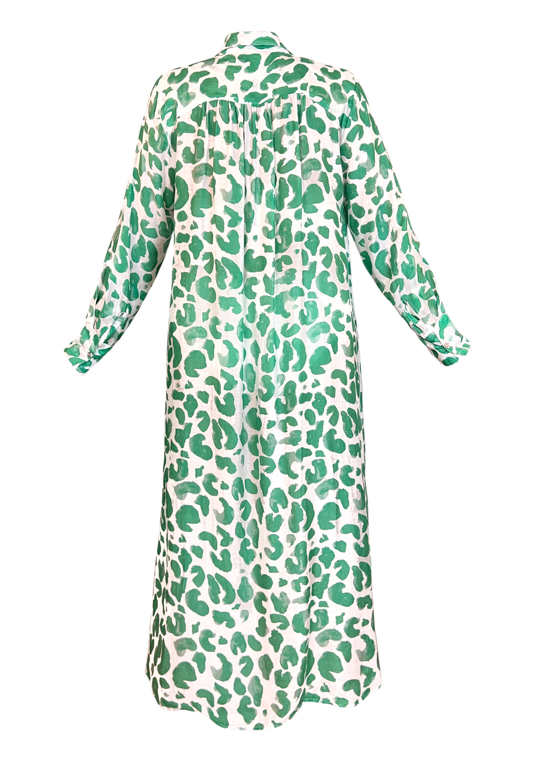 Leo Green Shirt Dress - Resort Collection