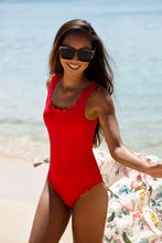 Load image into Gallery viewer, Venus Red Tank Onepiece