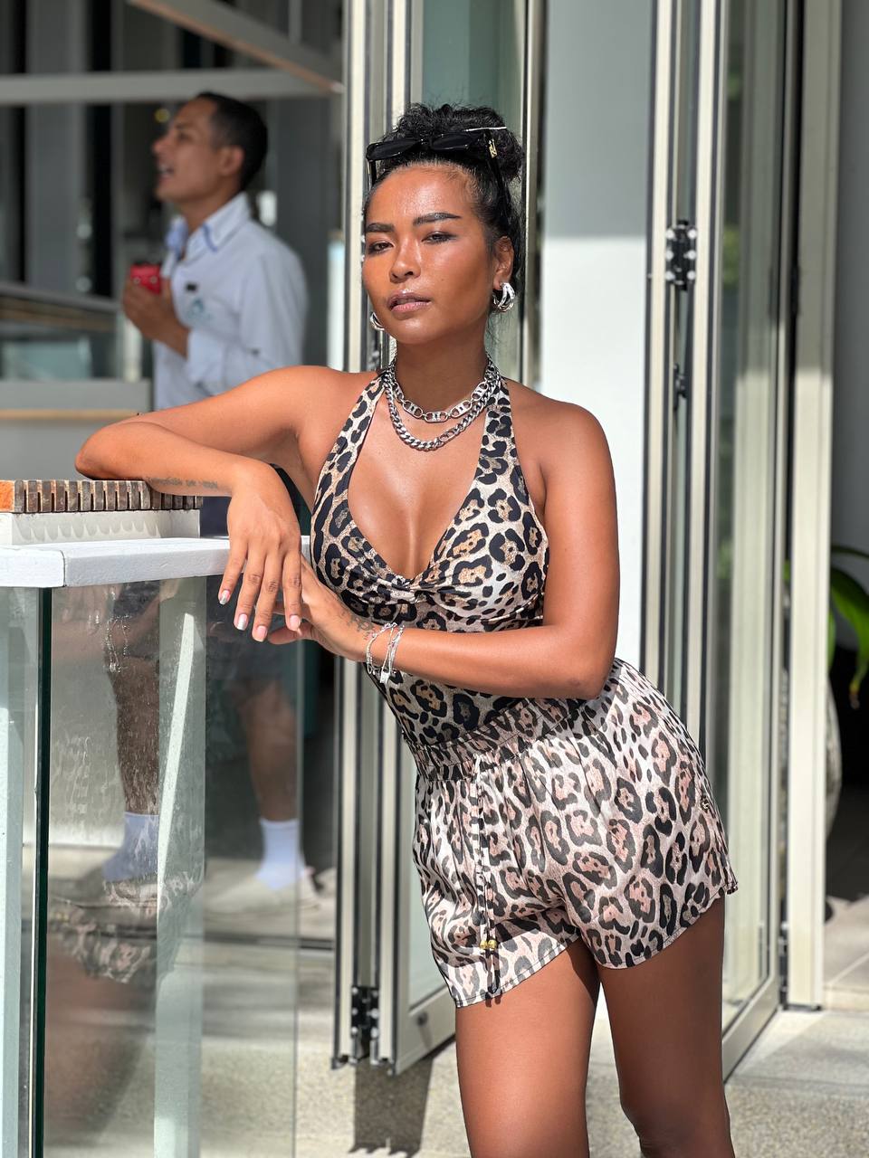 Cheetah Hedda Short - Resort Collection