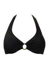 Load image into Gallery viewer, KAANDA CLASSIC Black Cheetah Underwired Halter Top