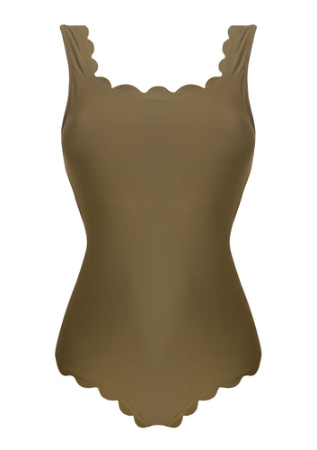 Venus Dark Olive Tank Einteiler
