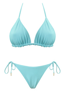 Tiger Reversible Triangle Top with Reversible Latin Tie Side Bottom