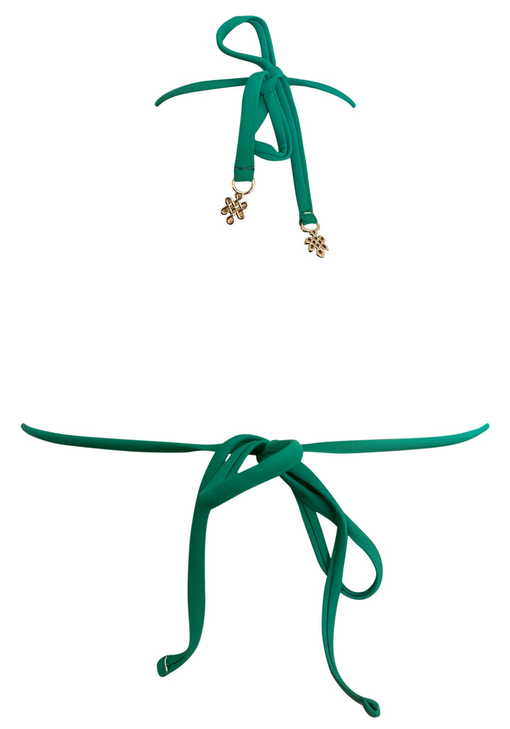 Venus Green Triangle Top