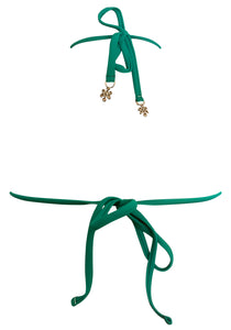 Venus Green Triangle Top