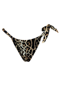 KAANDA CLASSIC Cheetah Slide Tie Side Latin Bottom