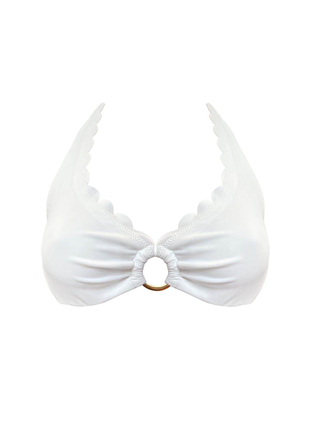 Venus White UW Halter Top with Mid Rise Bottom