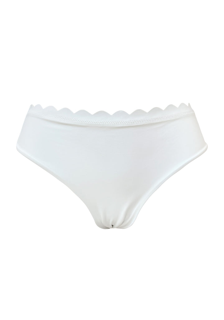 Venus White UW Halter Top with Mid Rise Bottom