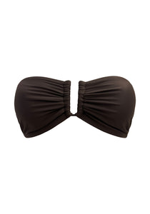Maxime Brown Bandeau Top w U Accessory