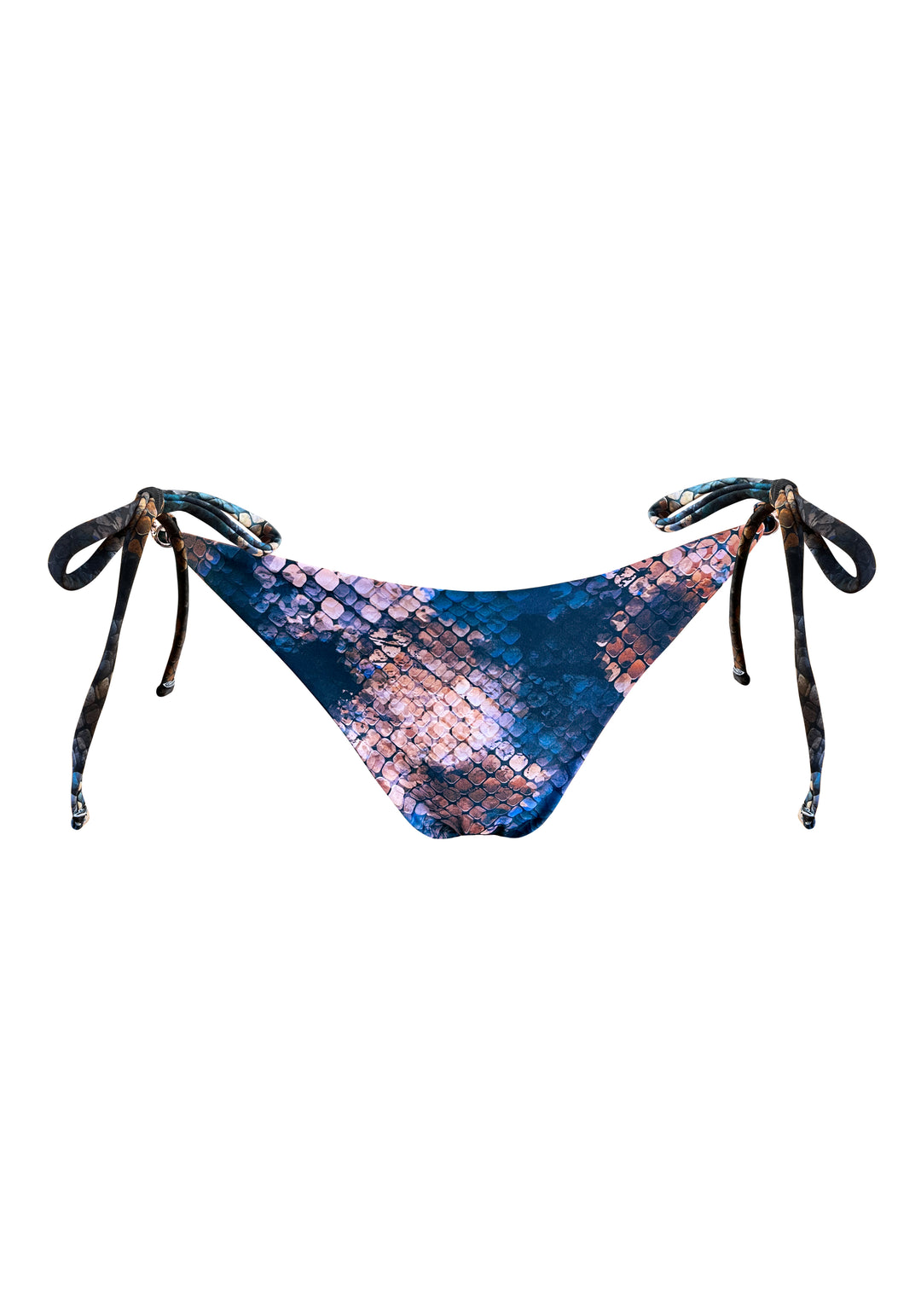 Mosaic Snake Bamboo Tie Side Bottom