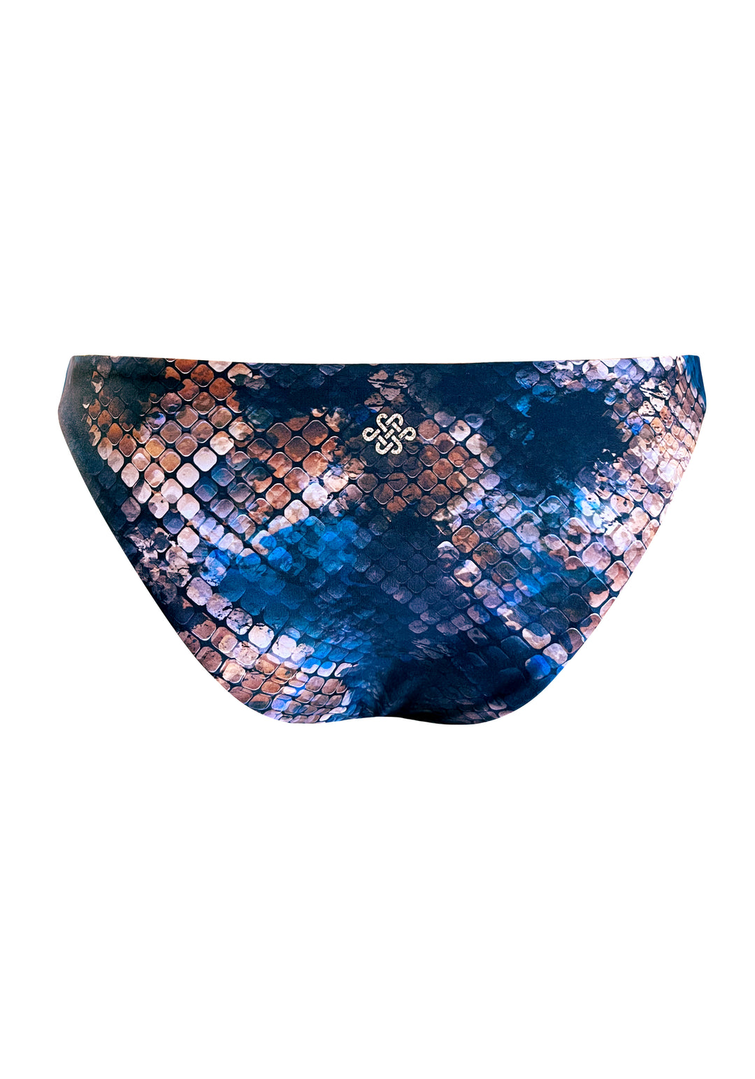 Mosaic Snake Bamboo Tie Side Bottom