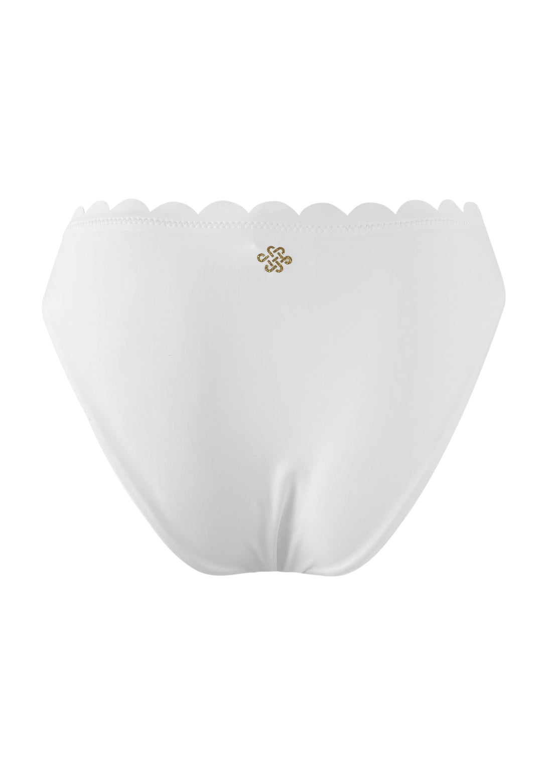 Venus White High Cut Hipster Bottom