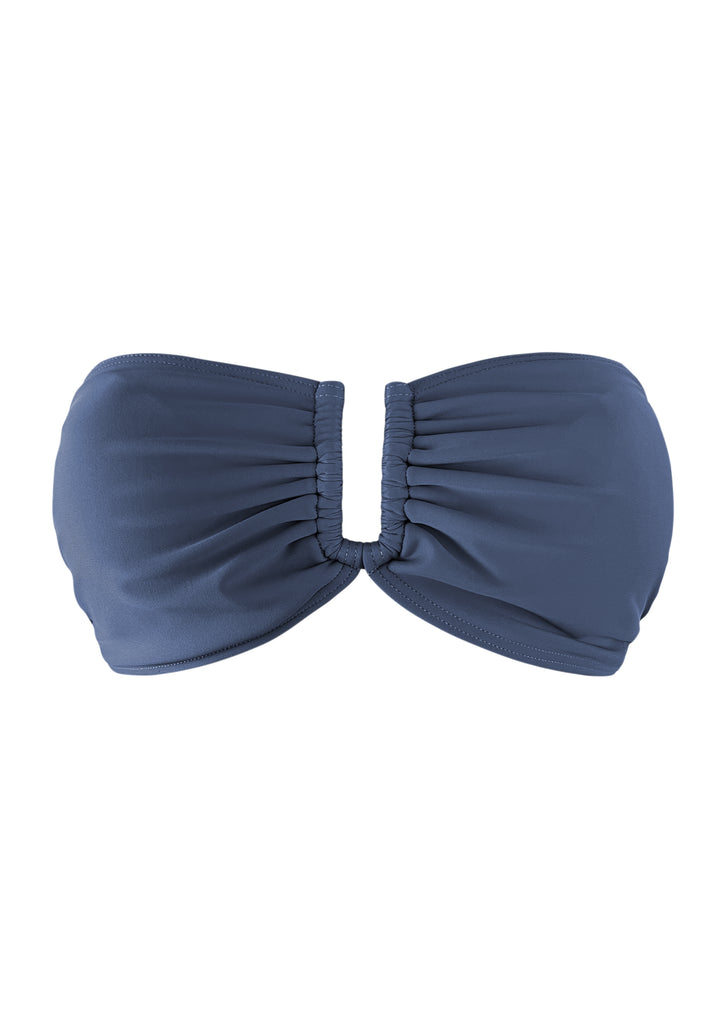 Blue Miracle Maxime Bandeau Top w Removable Cups