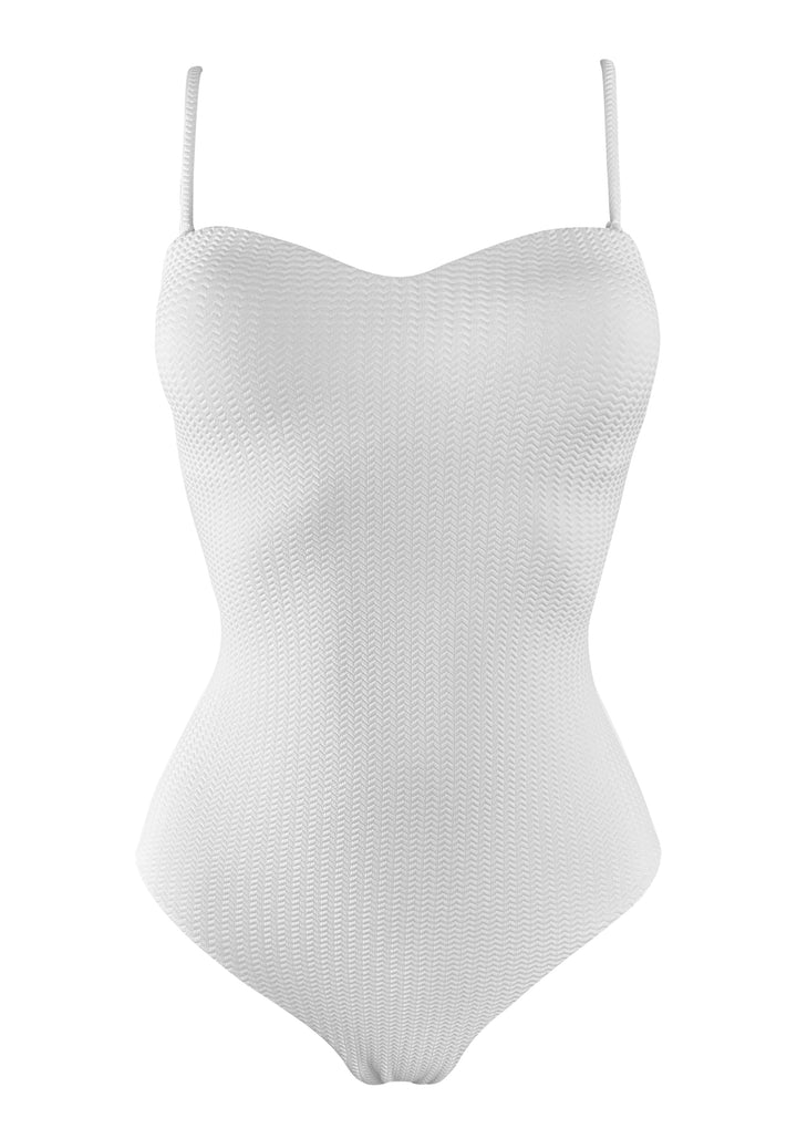 Ecru Bandeau Mould Cups Onepiece