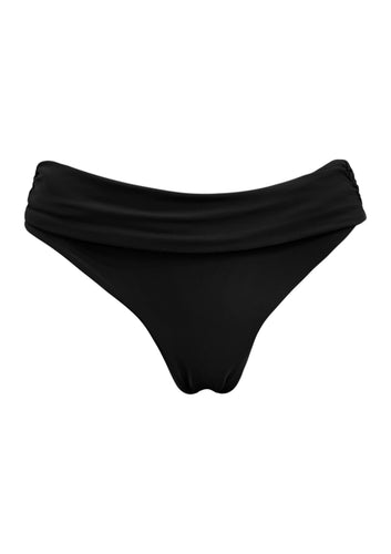 KAANDA CLASSIC Black Cheetah Fold Over Bottom