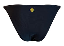 Load image into Gallery viewer, KAANDA CLASSIC Black Cheetah Bamboo accessory Fixed Triangle with Latin Tie Side Bottom