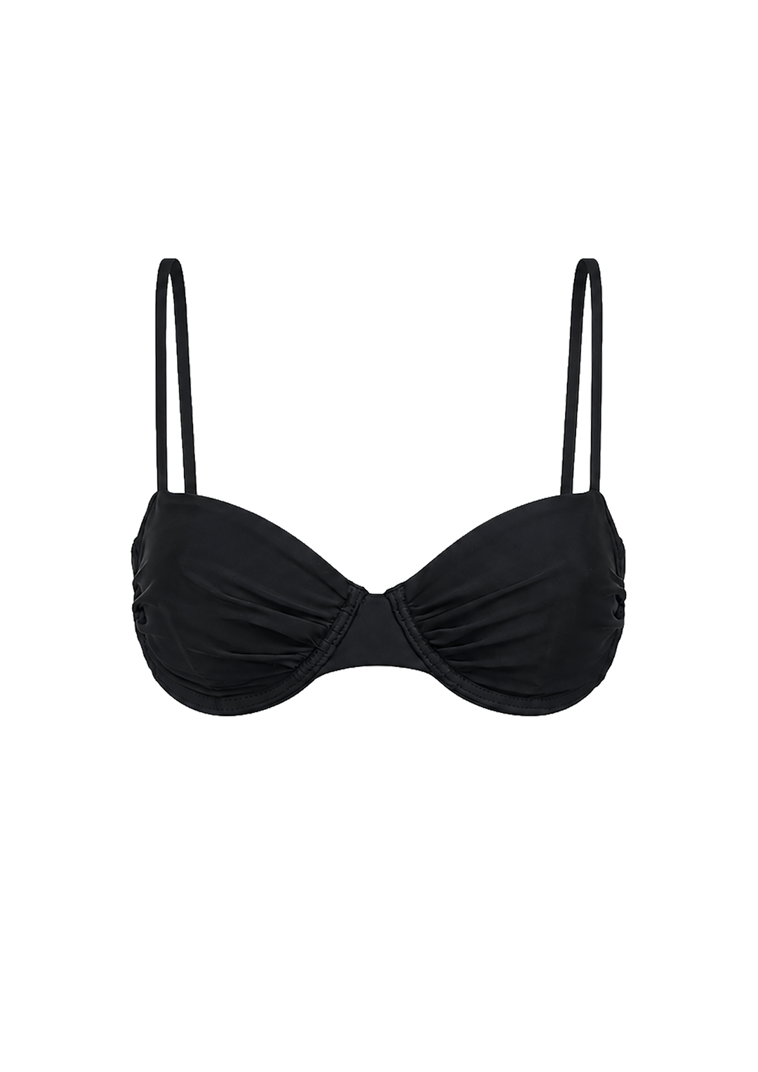 Black  Half Cups Top w Soft Cups