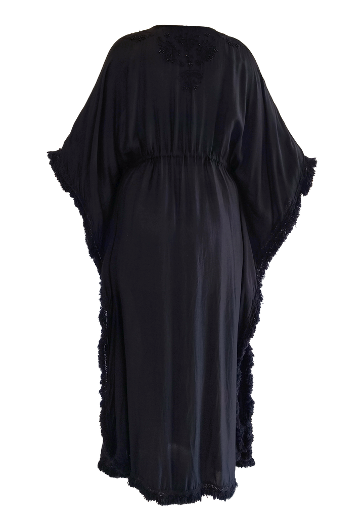 BLACK Maxi Queen Kaftan - Resort Collection