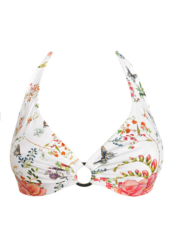 Butterfly UW Halter Ring Top w Removable cups