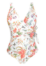 Load image into Gallery viewer, Butterfly Wrap Onepiece w Fix Cups and Adjustable Straps