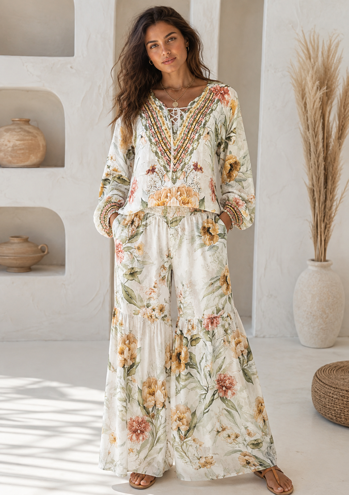 FLORA Gypsy Wide Pant - Resort Collection