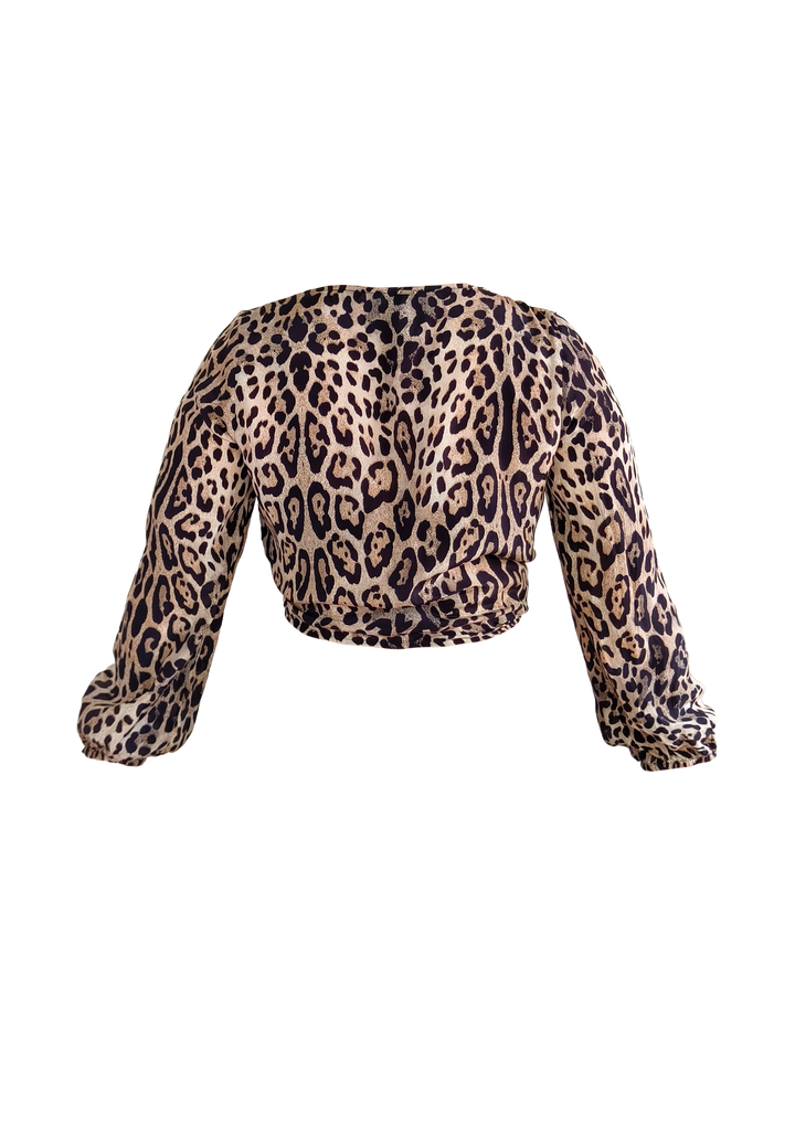 Cheetah Gypsy Crop Top - Resort Collection