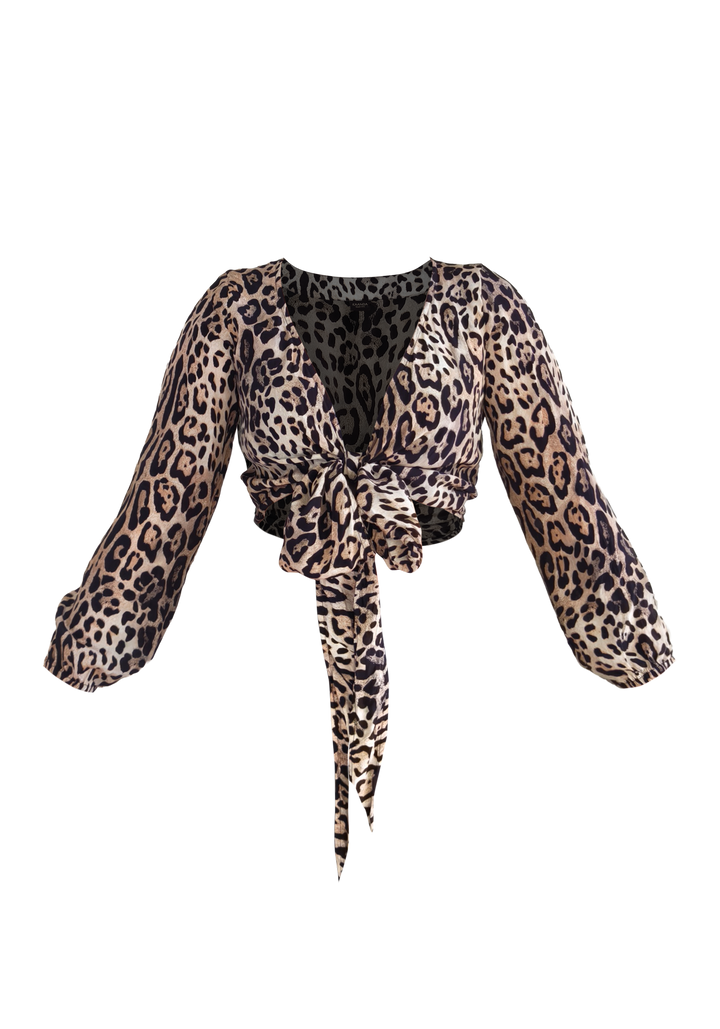 Cheetah Gypsy Crop Top - Resort Collection