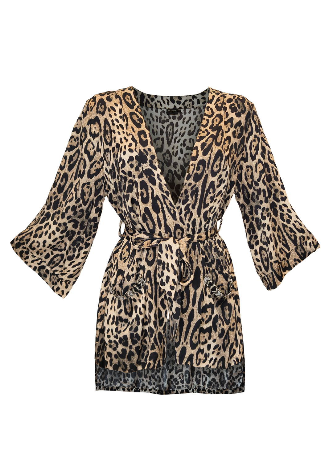 Cheetah Hedda Kimono - Resort Collection
