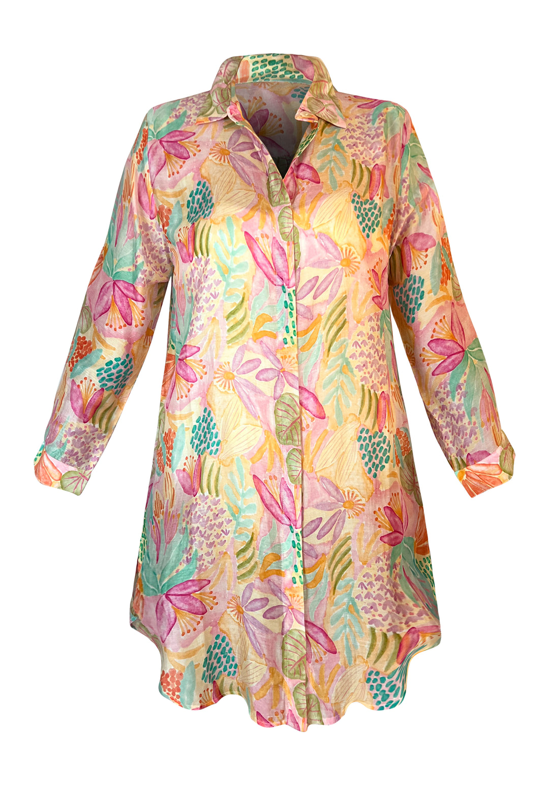 Schmetterlings-Hemdkleid – Resort-Kollektion