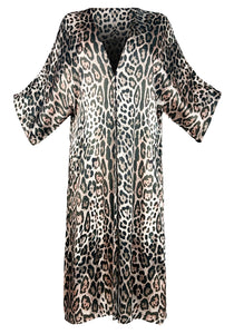Cheetah Midi-Kimono – Resort-Kollektion