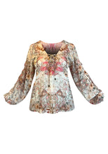 Laden Sie das Bild in den Galerie-Viewer, Pavilion Lace Up Blouse - Resort Collection