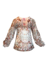 Laden Sie das Bild in den Galerie-Viewer, Pavilion Lace Up Blouse - Resort Collection