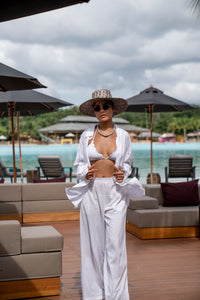 Pantalon blanc Minnie - Collection Resort
