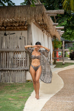 Laden Sie das Bild in den Galerie-Viewer, Cheetah Midi-Kimono – Resort-Kollektion