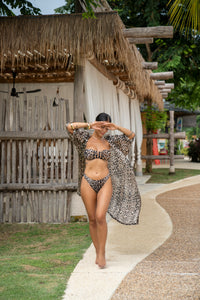Cheetah Midi-Kimono – Resort-Kollektion