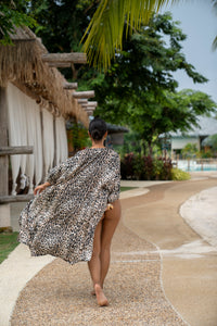 Cheetah Midi-Kimono – Resort-Kollektion