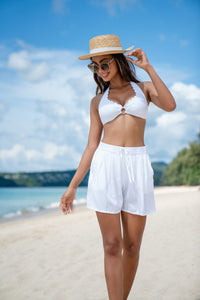 Minnie White Shorts - Resort Collection