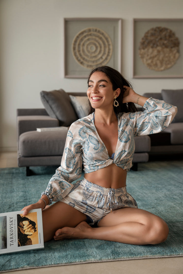 Cheetah Gypsy Crop Top - Resort Kollektion