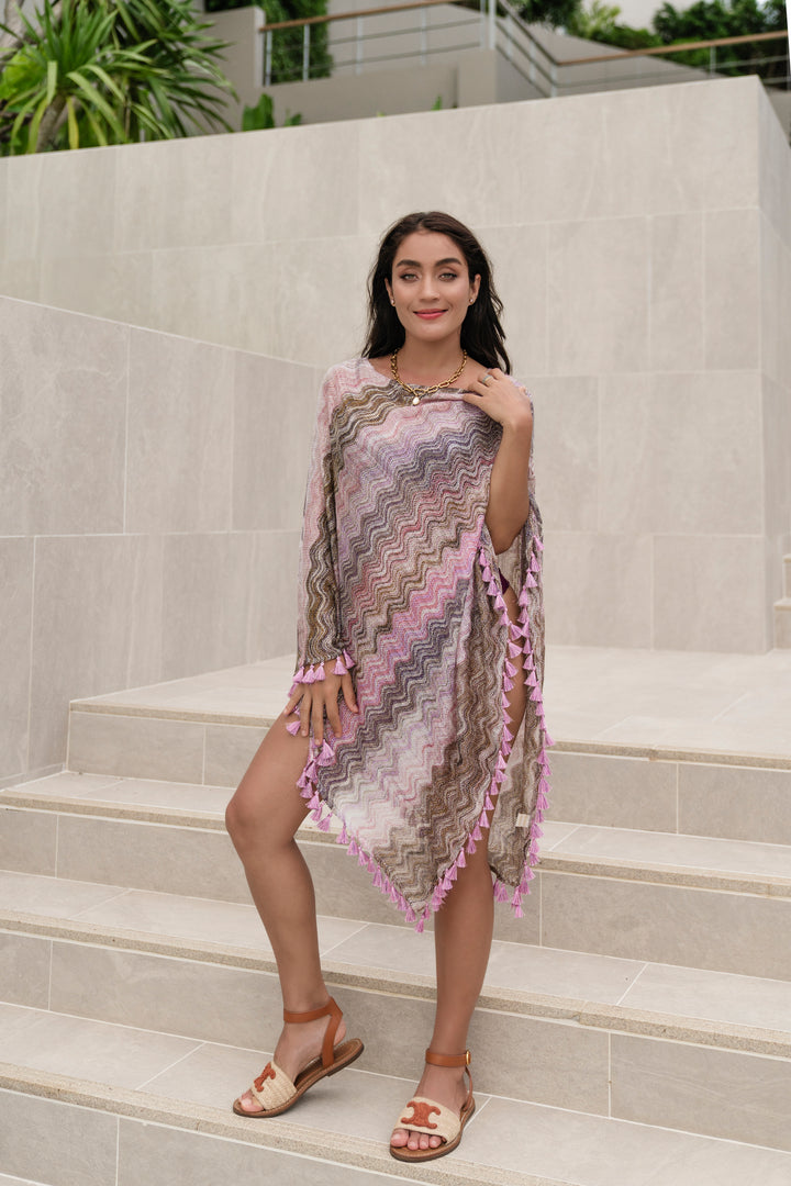 Flame Poncho - Resort Collection