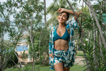 Load image into Gallery viewer, Midnight Feather Hedda Kimono - Resort Collection